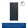 Brandschutztür 'T30 H8-5' anthrazitgrau 100 x 200 cm Links-/Rechtsanschlag