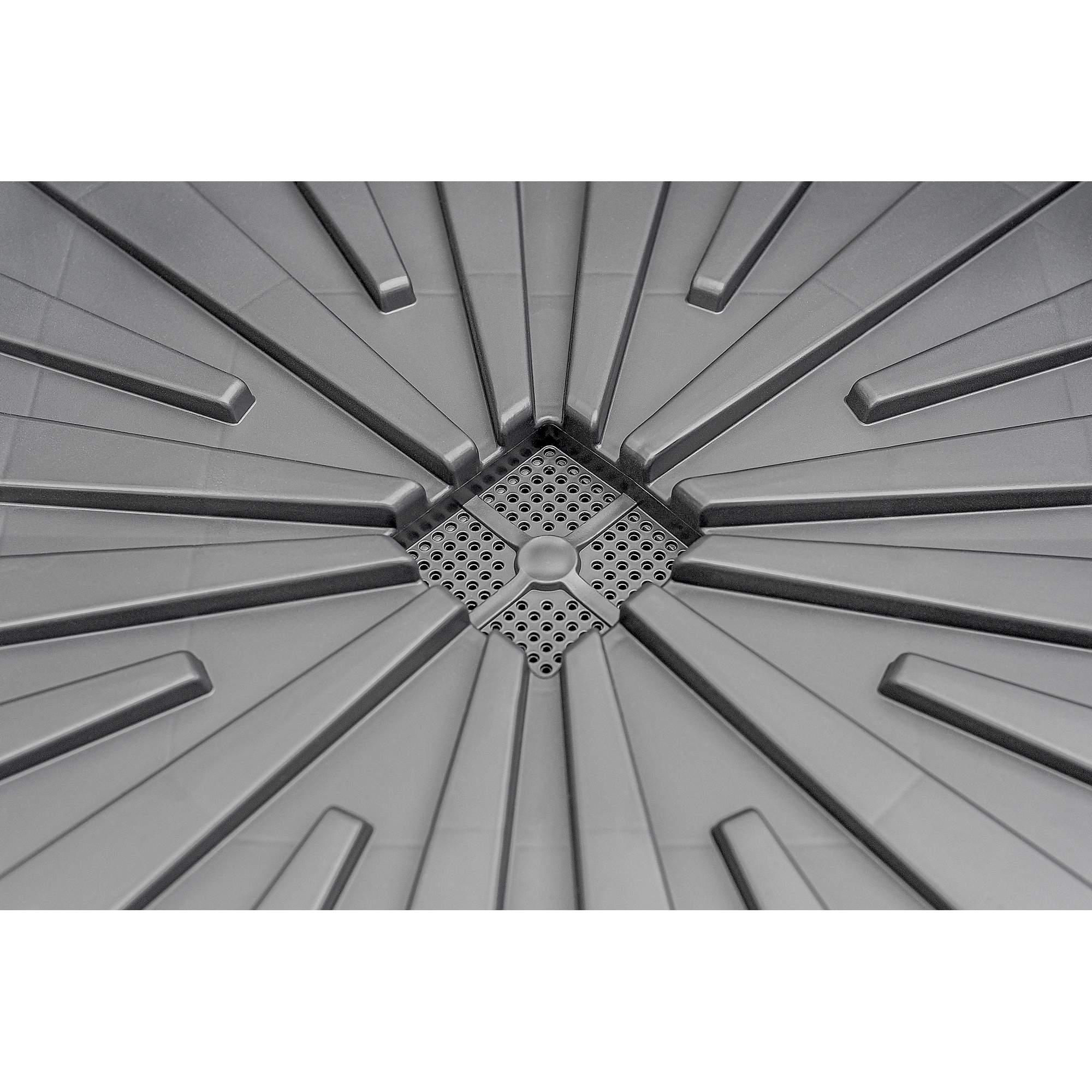 Hochbeet mit 2 Staufächern anthrazit 150 x 78 x 76 cm