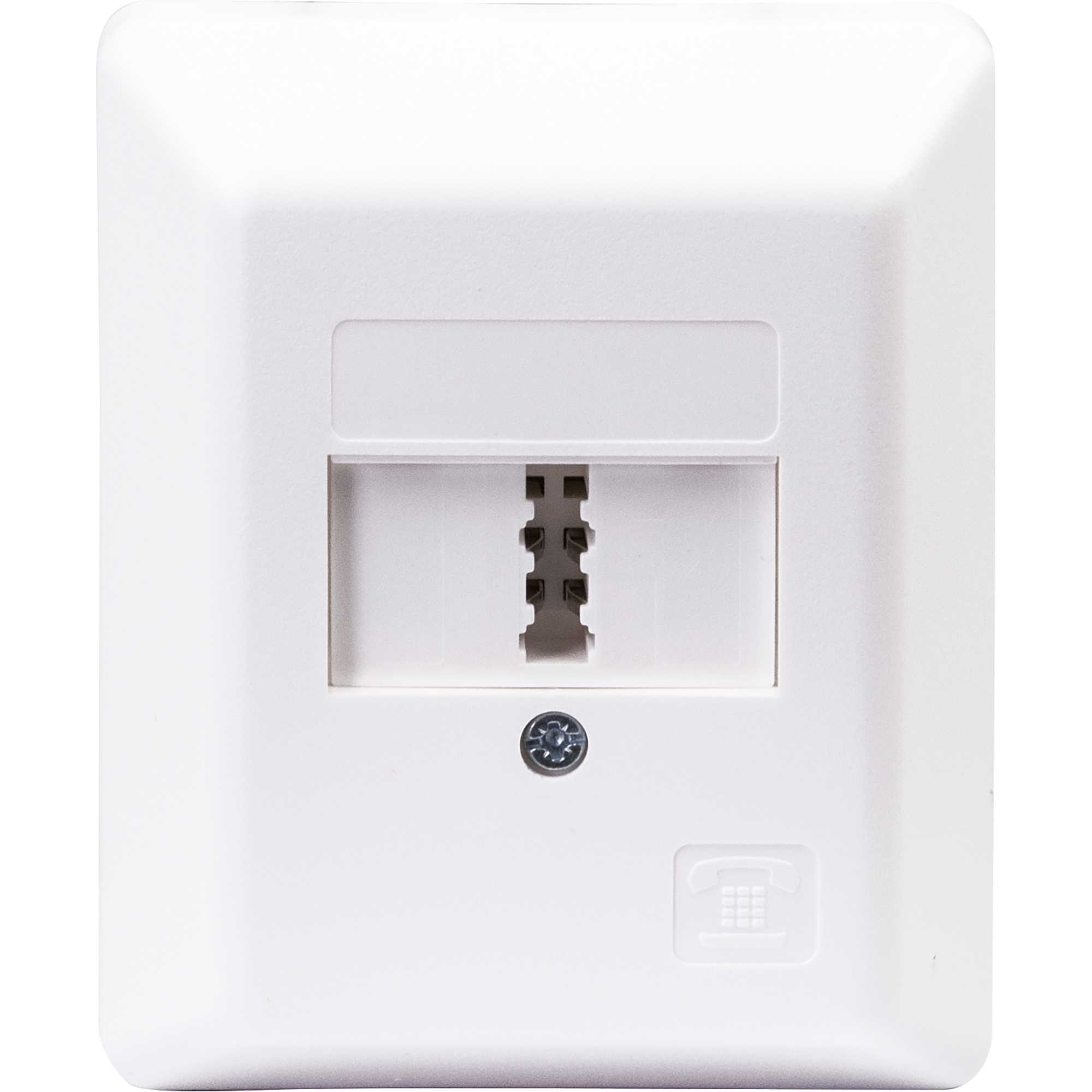 TAE-Anschlussdose 'TDAU1201' weiß Aufputzmontage