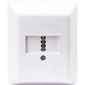 TAE-Anschlussdose 'TDAU1201' weiß Aufputzmontage