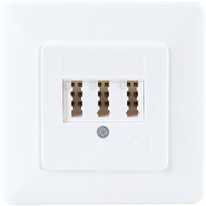 TAE-Anschlussdose 'TDU2203 532' NF/F weiß Unterputzmontage