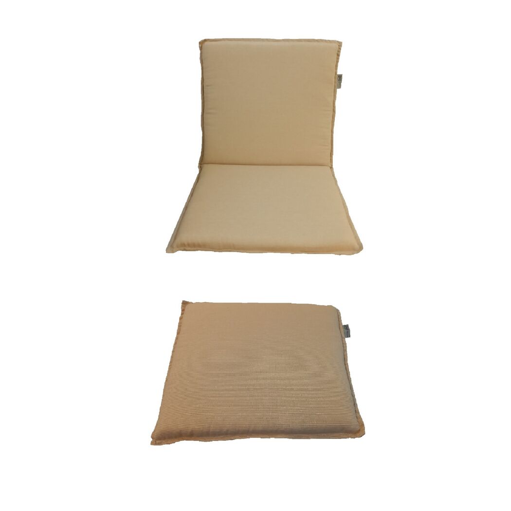Liegestuhl-Auflage 'Bangkok' beige 54 x 153 x 4 cm
