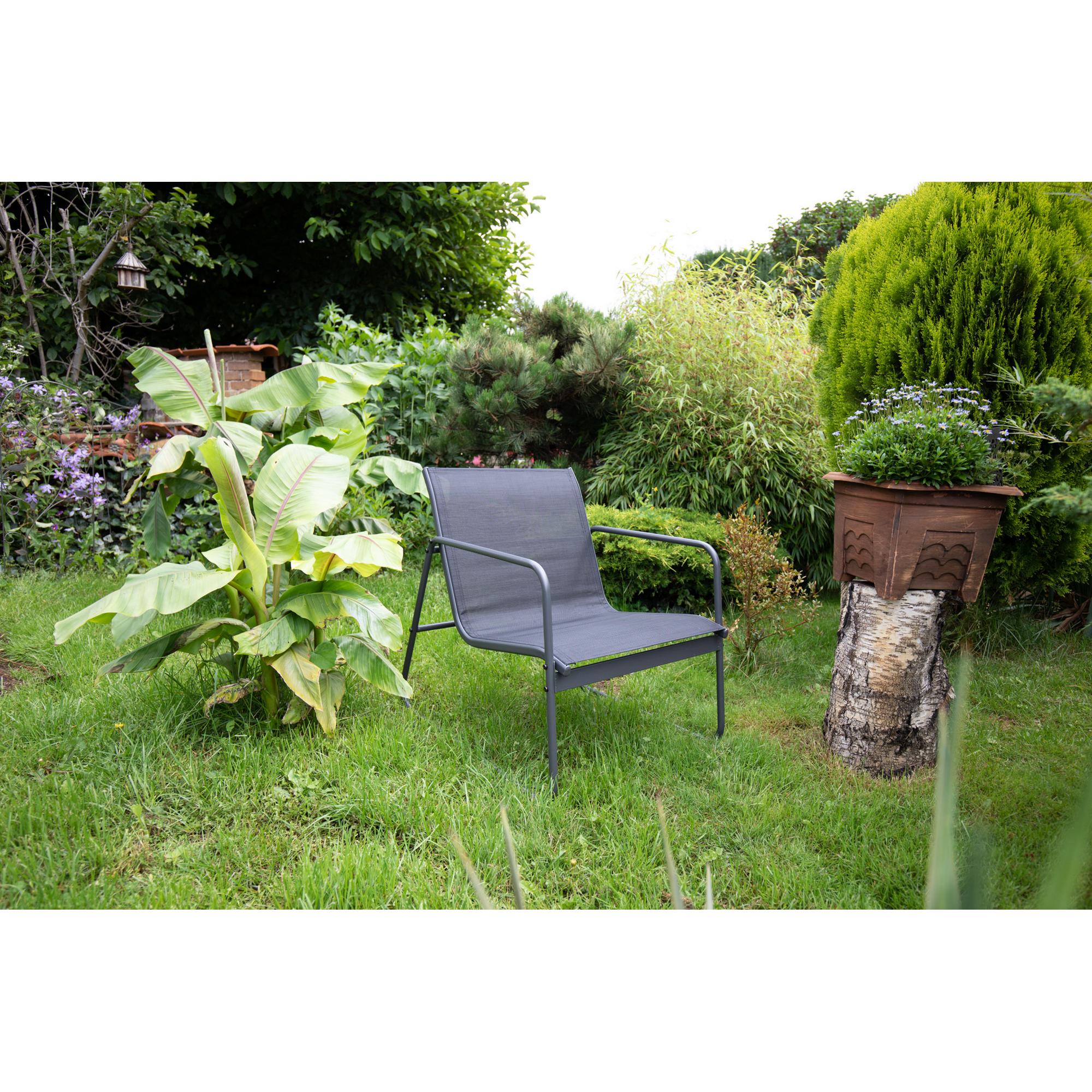 Loungemöbelset 'Rhodos' Stahl 4-teilig