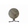 Gartentisch 'Piazza' klappbar Stahl/Holz Ø 80 x 72 cm
