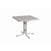 Gartentisch 'Piazza' klappbar Stahl/Holz hellgrau 80 x 72 x 80 cm
