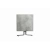 Gartentisch 'Piazza' klappbar Stahl/Holz hellgrau 80 x 72 x 80 cm