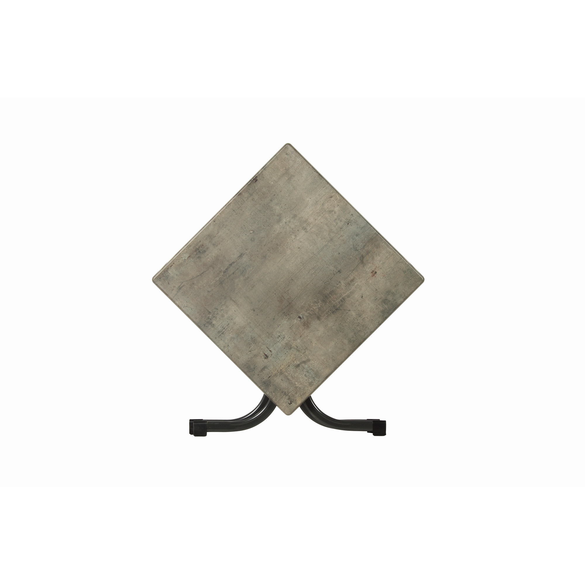 Klapptisch 'Piazza' anthrazit/steinfarben 80 x 72 x 80 cm