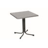 Gartentisch 'Piazza' klappbar Stahl/Holz grau 80 x 72 x 80 cm