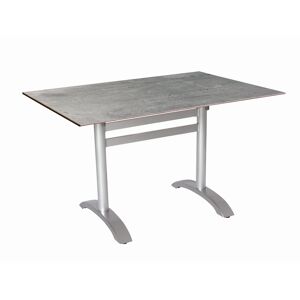 Klapptisch 'Acaplan' anthrazit/steinfarben 80 x 74 x 120 cm