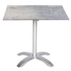 Gartentisch 'Acaplan' klappbar Aluminium 80 x 74 x 80 cm