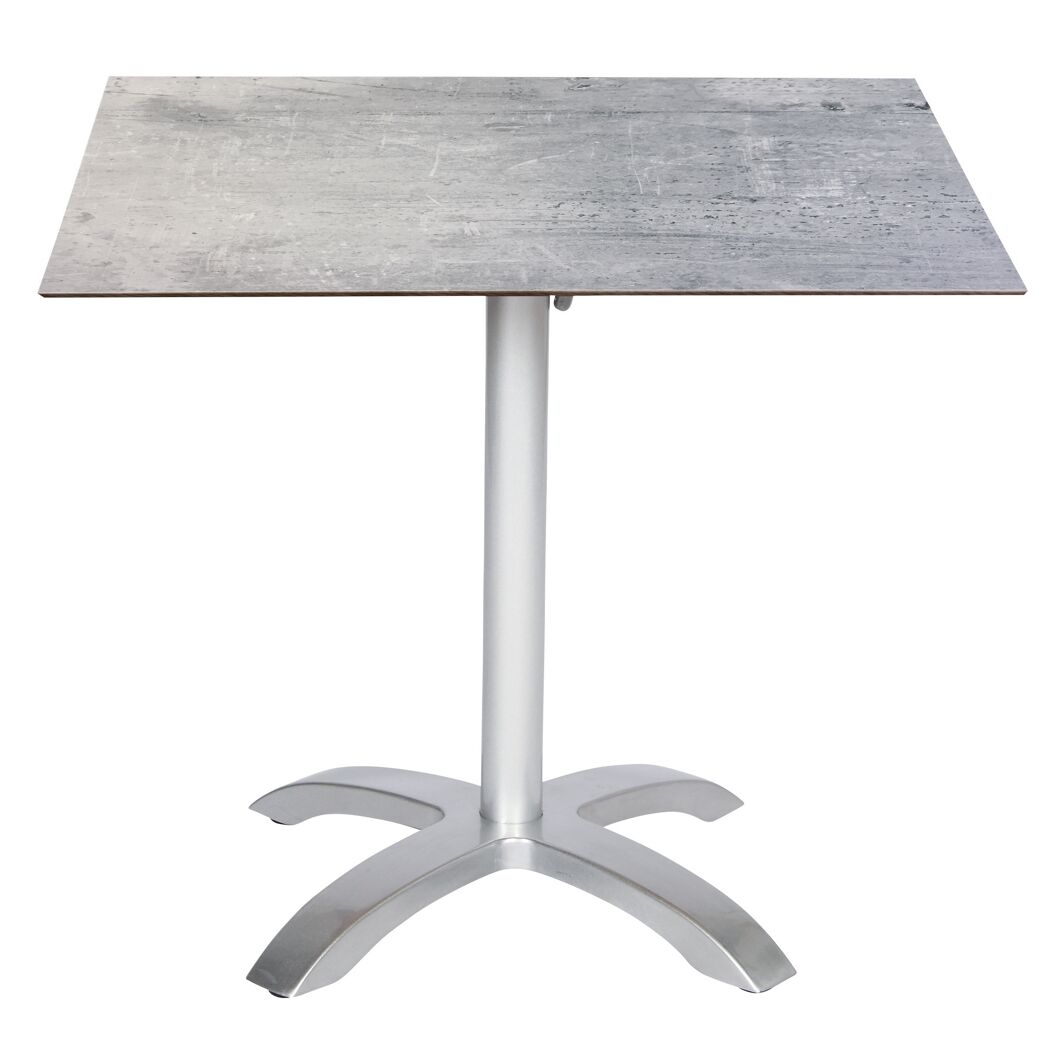 Gartentisch 'Acaplan' klappbar Aluminium 80 x 74 x 80 cm