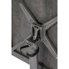 Gartentisch 'Acaplan' klappbar Aluminium anthrazit 80 x 74 x 80 cm