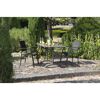 Gartentisch 'Acaplan' klappbar Aluminium anthrazit 80 x 74 x 120 cm