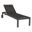 Gartenliege 'Rimini' anthrazit 66 x 35 x 206 cm