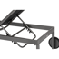 Gartenliege 'Rimini' anthrazit 66 x 35 x 206 cm