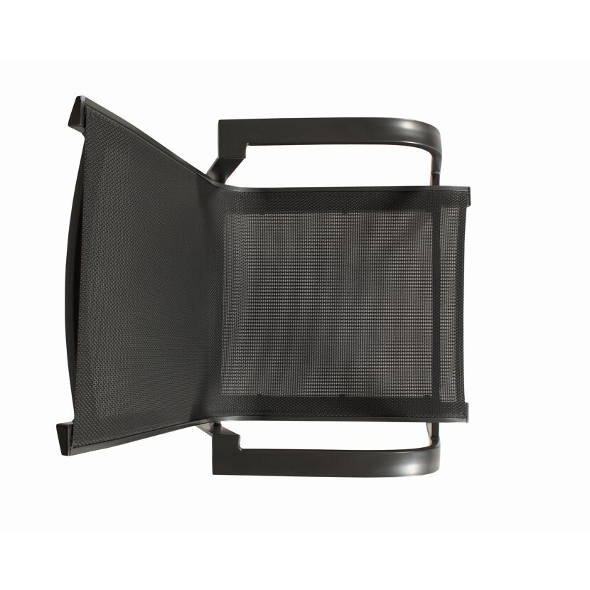 Gartenstuhlset 'Urban' stapelbar Aluminium anthrazit 6 Stück