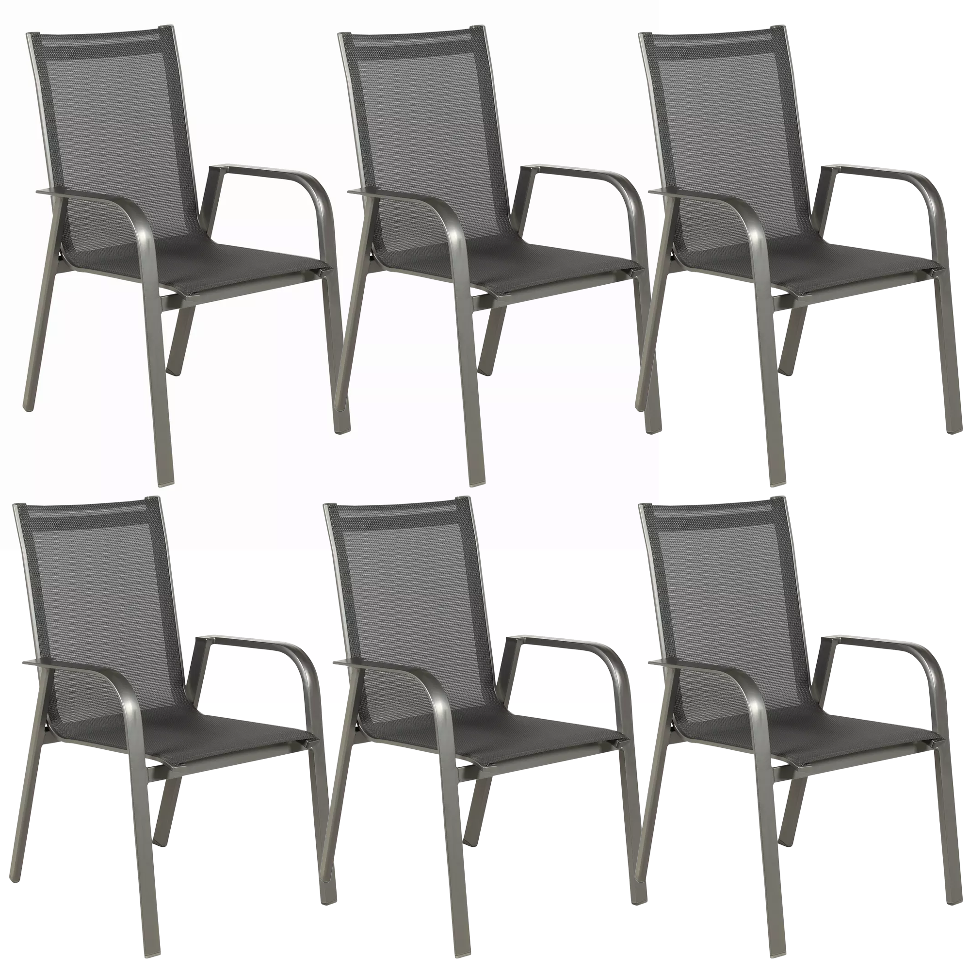 10457069 - 6x Stapelsessel     69x62x97cm