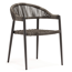 Gartensessel 'Brooklyn' anthrazit 6-teilig