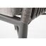 Gartensesselset 'Manhattan' Aluminium grau 4 Stück