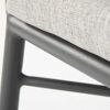 Gartensesselset 'Manhattan' Aluminium grau 4 Stück