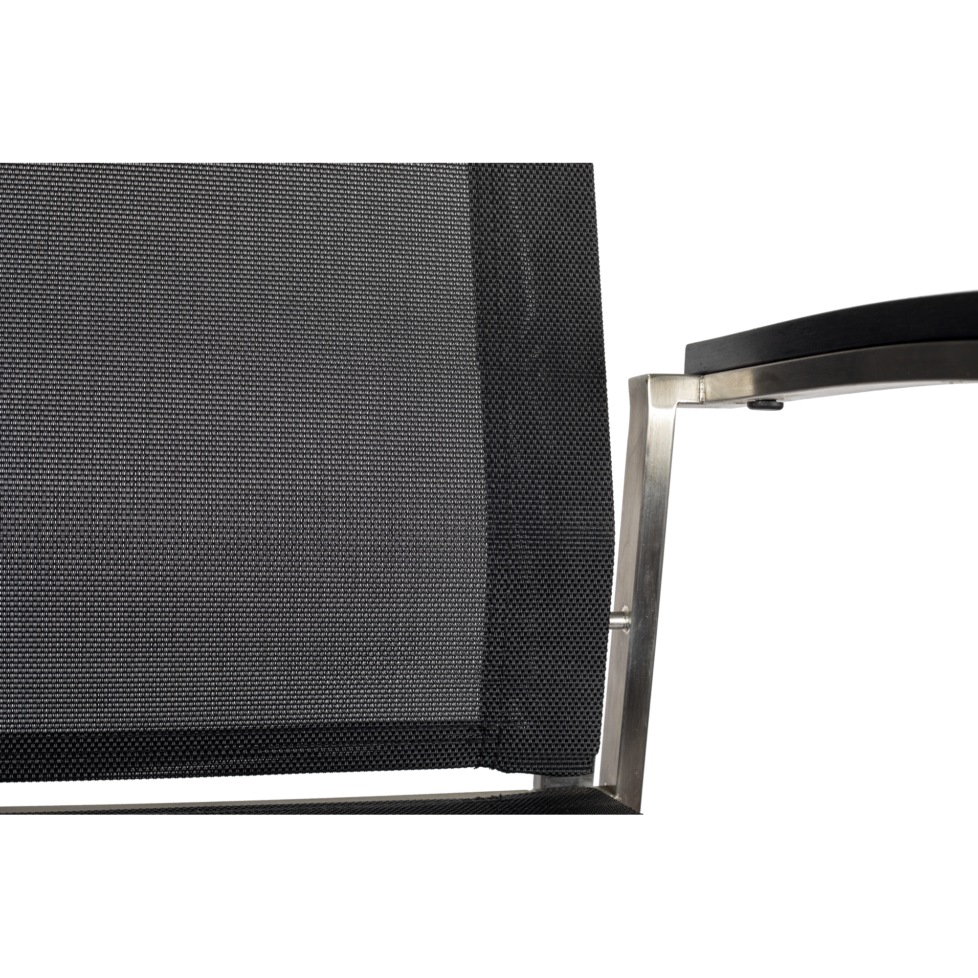 Stapelsessel 'Auris' edelstahlfarben 4-teilig