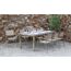 Gartenstuhlset 'Skye' stapelbar Edelstahl taupe 6 Stück