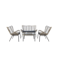 Lounge-Set 'Korfu' anthrazit 4-teilig