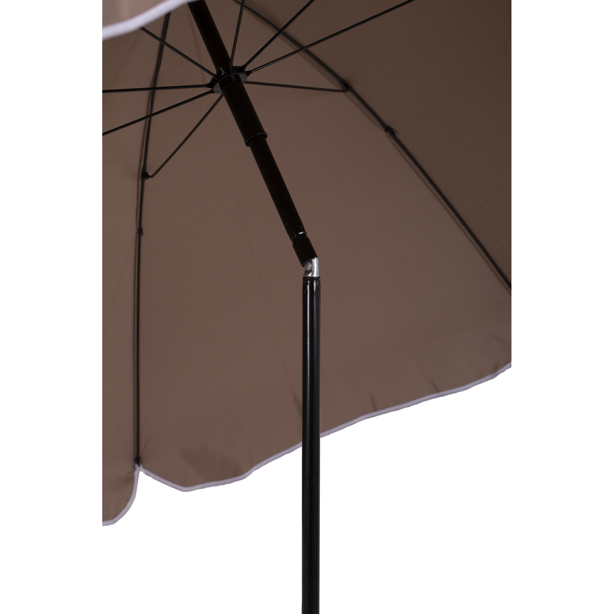 Sonnenschirm 'Solaris' moccafarben Ø 180 cm