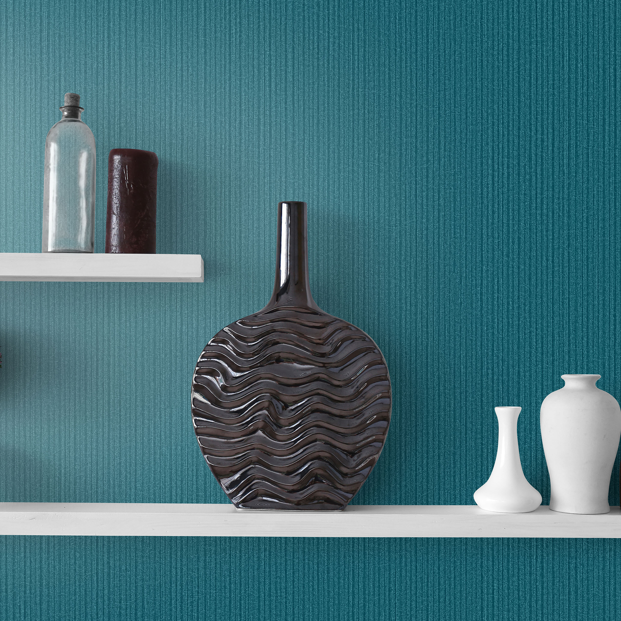 Vliestapete Guido Maria Kretschmer '10004-19 Fashion for walls' Uni türkis 0,53 x 10,05 m