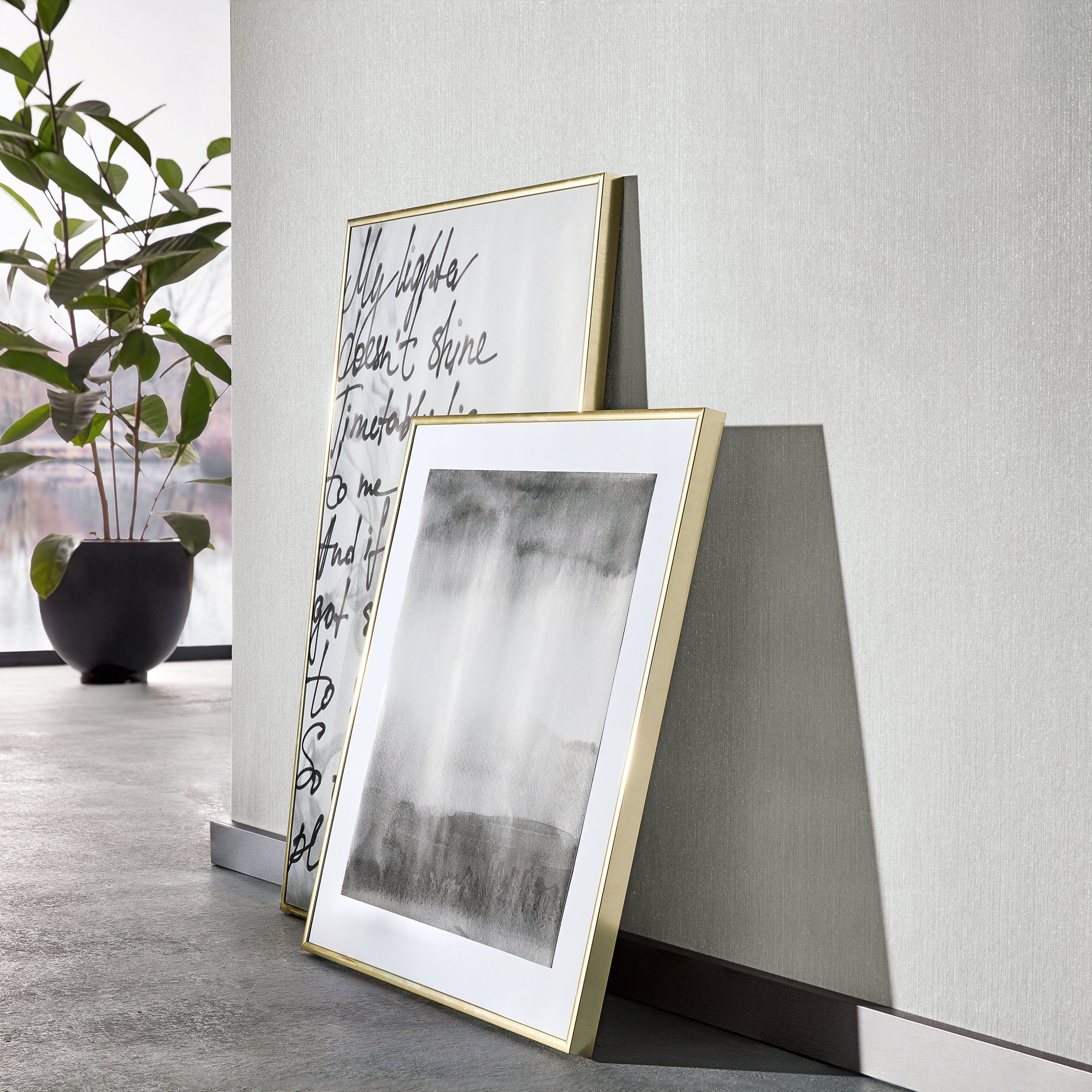 Vliestapete Guido Maria Kretschmer '10004-31 Fashion for walls' Uni grau 0,53 x 10,05 m