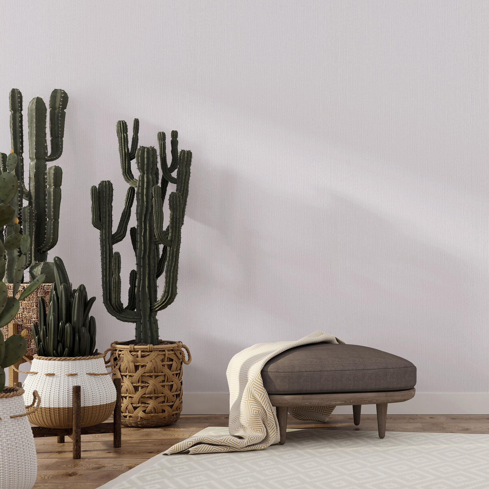 Vliestapete Guido Maria Kretschmer '10028-31 Fashion for walls' Uni grau 0,53 x 10,05 m