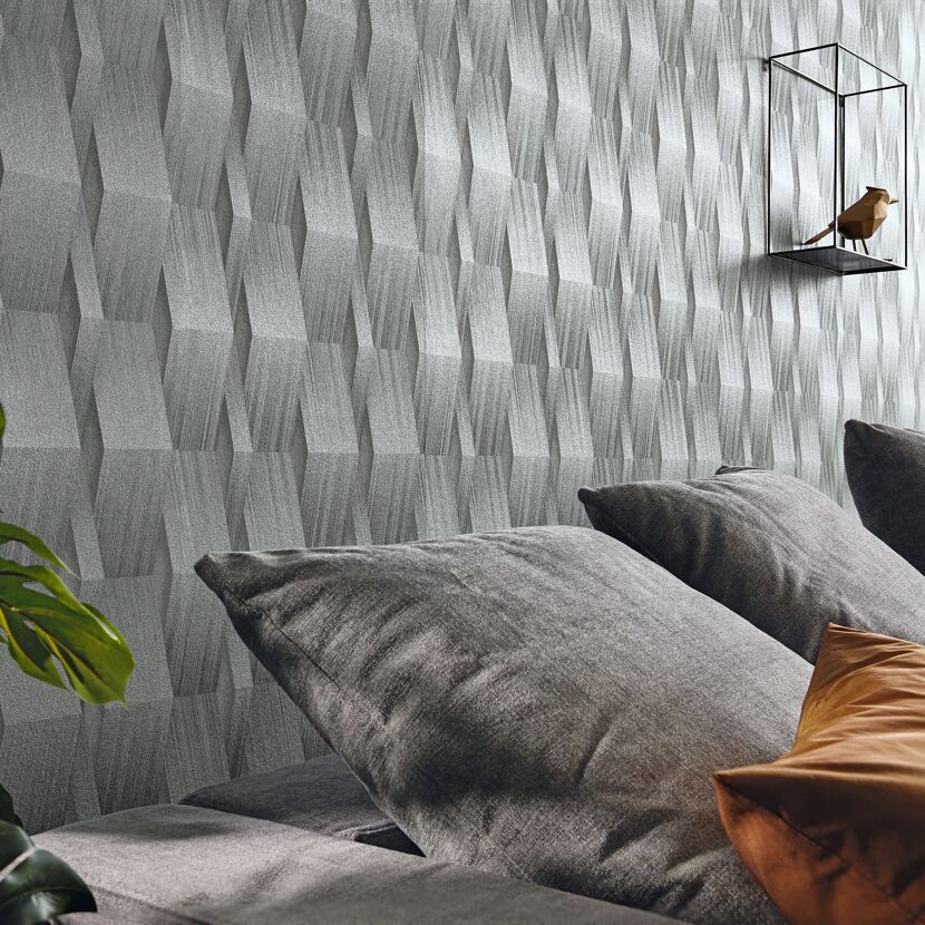 Vliestapete Guido Maria Kretschmer '10046-10 Fashion for walls' Grafisch grau 0,53 x 10,05 m