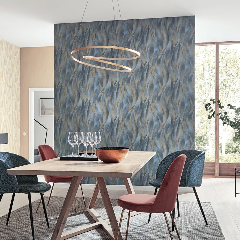 Vliestapete Guido Maria Kretschmer '10148-44 Fashion for walls' Floral blau 0,53 x 10,05 m