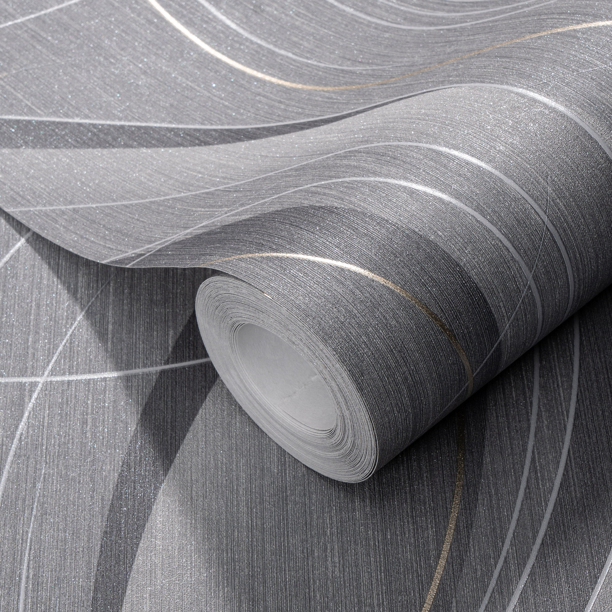 Vliestapete Guido Maria Kretschmer '10218-10 Fashion for walls' Grafisch grau 0,53 x 10,05 m