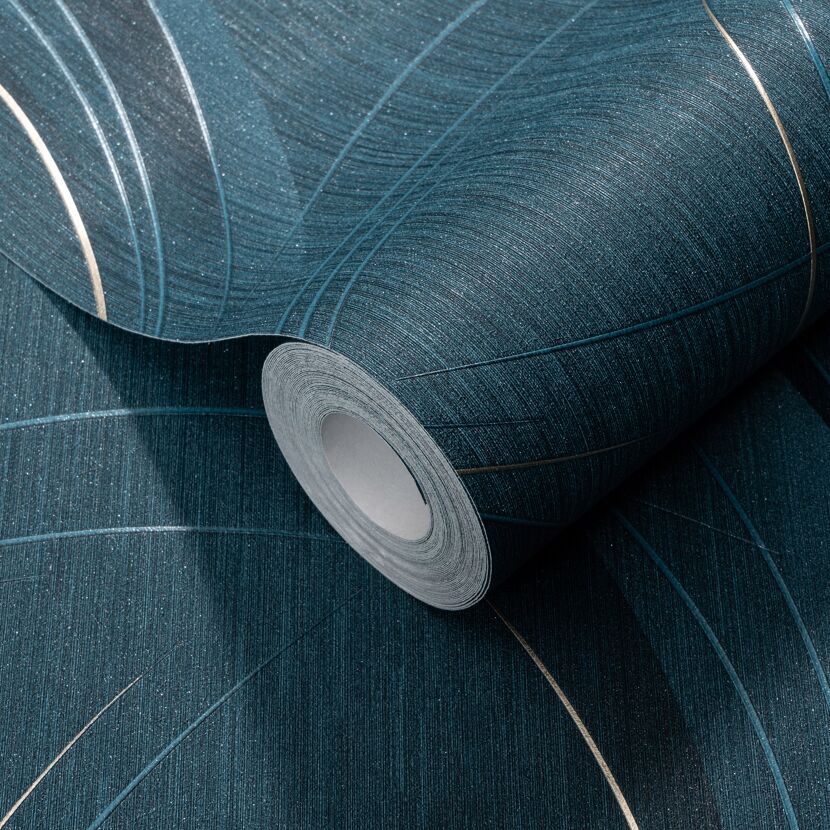 Vliestapete Guido Maria Kretschmer '10218-19 Fashion for walls' Grafisch türkis 0,53 x 10,05 m