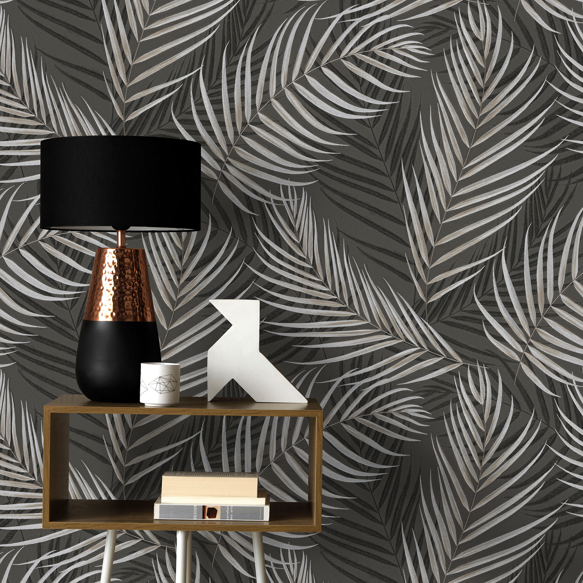 Vliestapete Guido Maria Kretschmer '10221-15 Fashion for walls' Floral grau 0,53 x 10,05 m