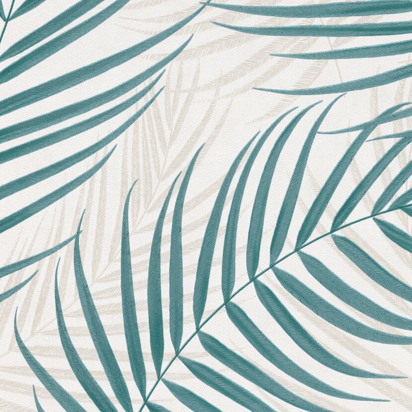 Vliestapete Guido Maria Kretschmer '10221-19 Fashion for walls' Floral türkis 0,53 x 10,05 m