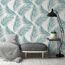 Vliestapete Guido Maria Kretschmer '10221-19 Fashion for walls' Floral türkis 0,53 x 10,05 m