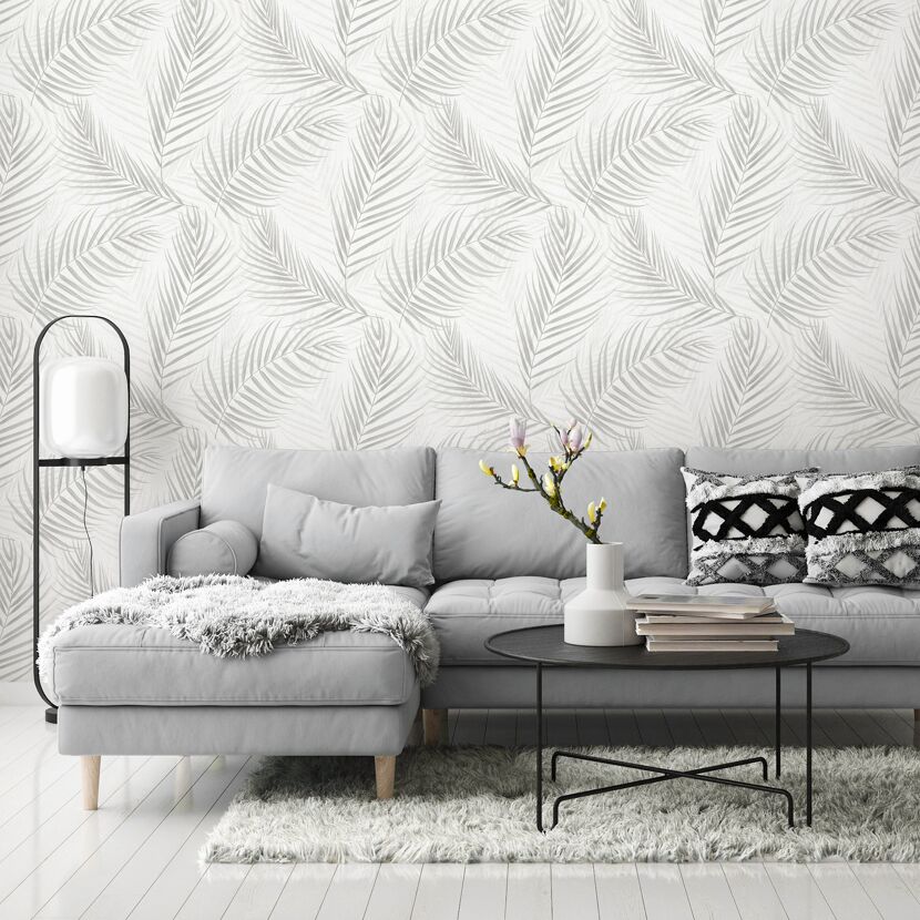 Vliestapete Guido Maria Kretschmer '10221-31 Fashion for walls' Floral grau 0,53 x 10,05 m