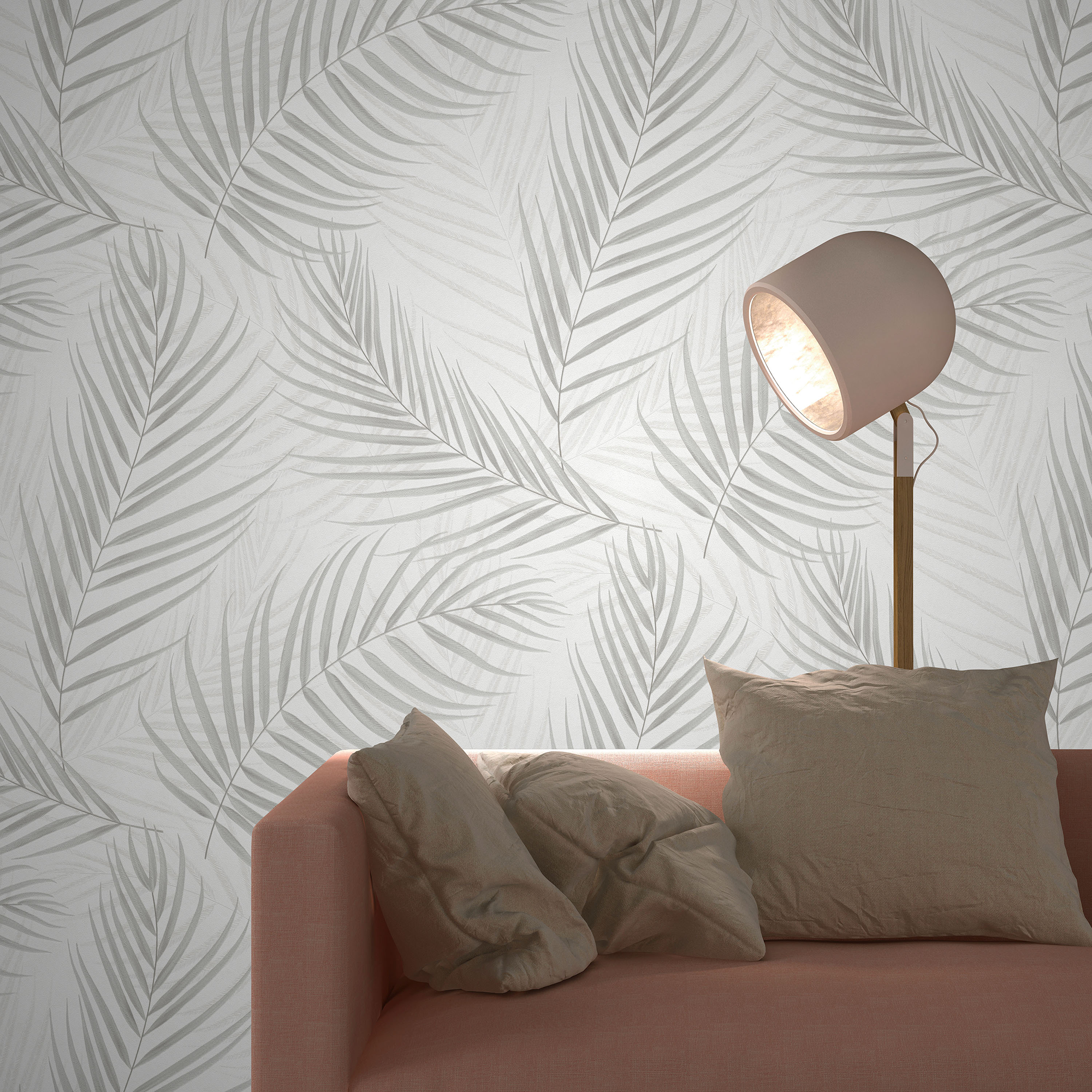 Vliestapete Guido Maria Kretschmer '10221-31 Fashion for walls' Floral grau 0,53 x 10,05 m