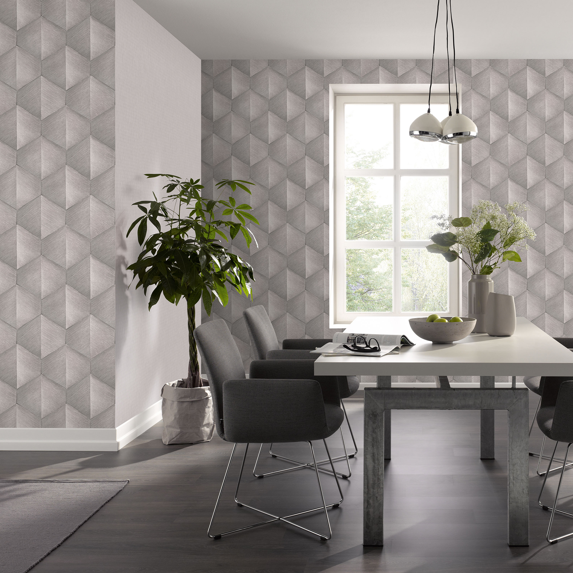 Vliestapete Guido Maria Kretschmer '10370-38 Fashion for walls' Grafisch taupe 0,53 x 10,05 m