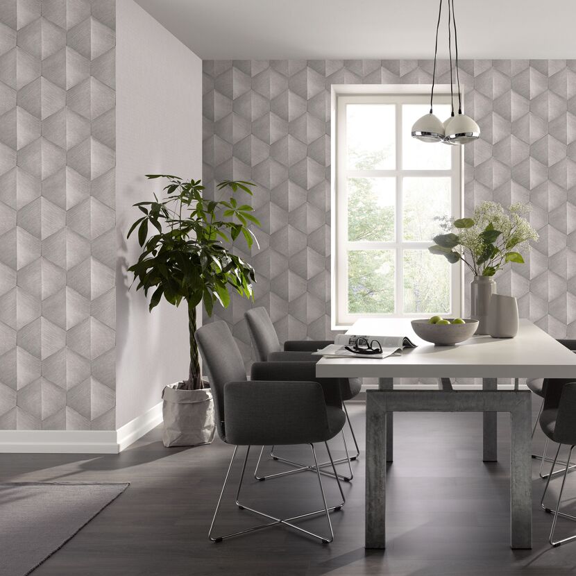 Vliestapete Guido Maria Kretschmer '10370-38 Fashion for walls' Grafisch taupe 0,53 x 10,05 m