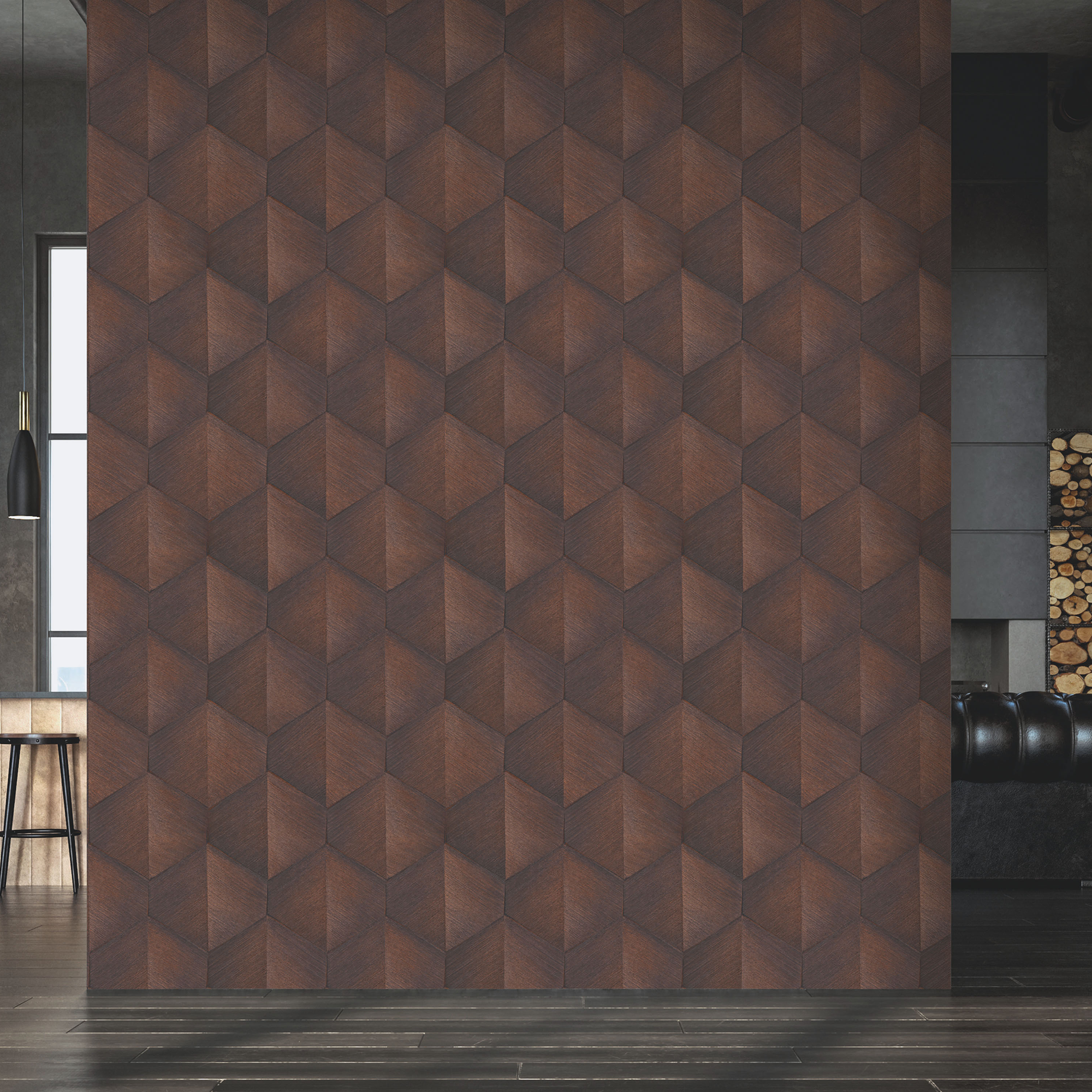 Vliestapete Guido Maria Kretschmer '10370-48 Fashion for walls' Grafisch bronze 0,53 x 10,05 m