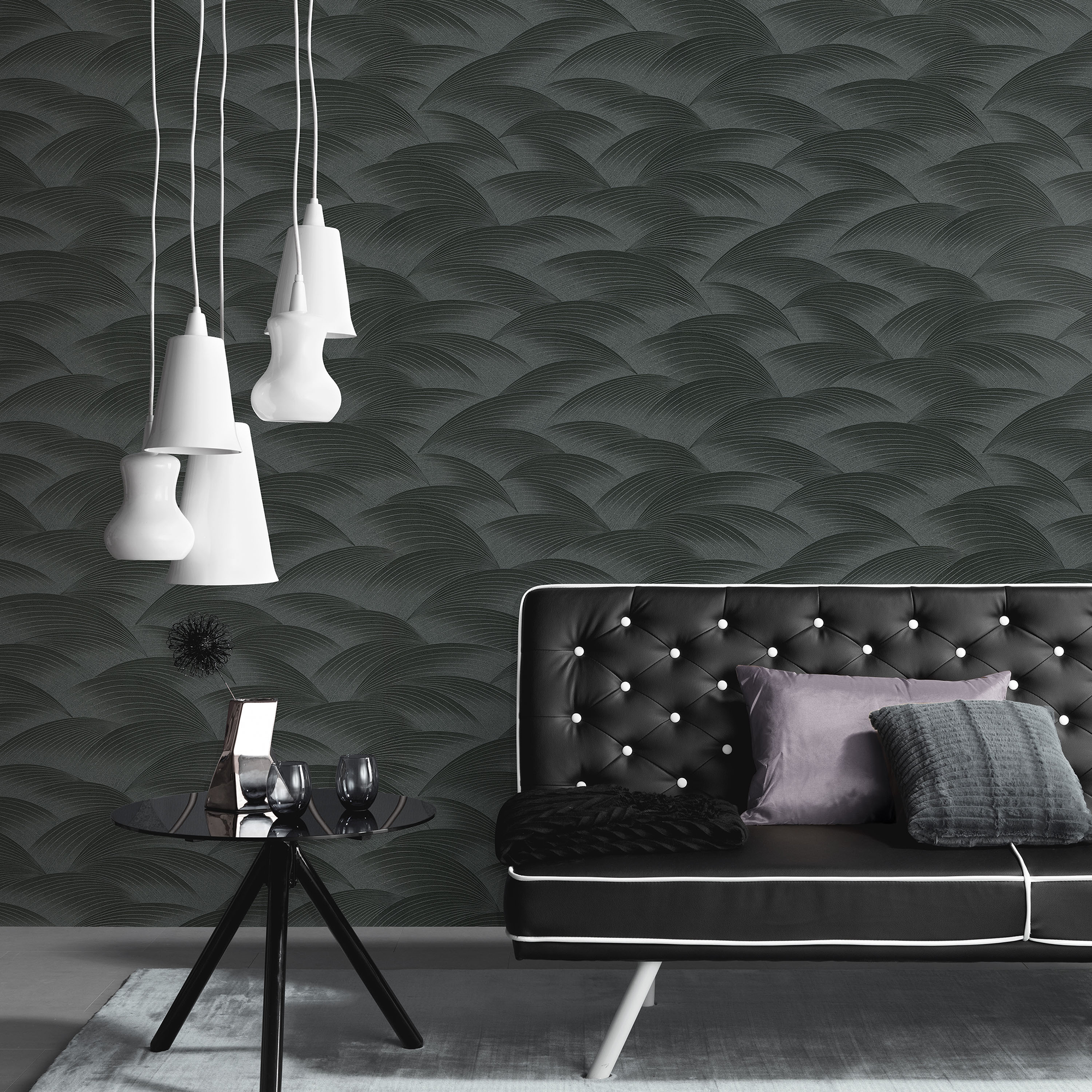 Vliestapete Guido Maria Kretschmer '10372-15 Fashion for walls' Grafisch schwarz 0,53 x 10,05 m