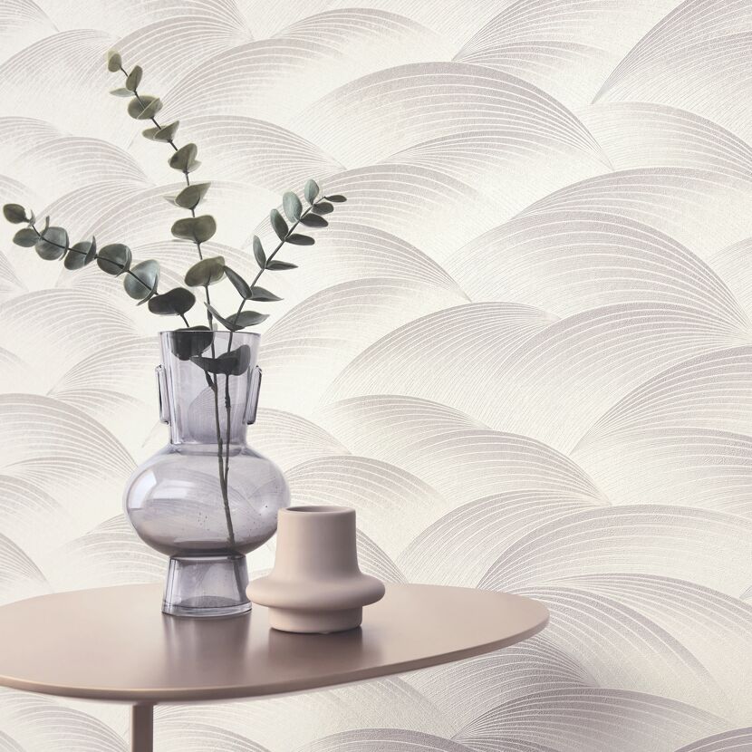 Vliestapete Guido Maria Kretschmer '10372-38 Fashion for walls' Grafisch taupe 0,53 x 10,05 m