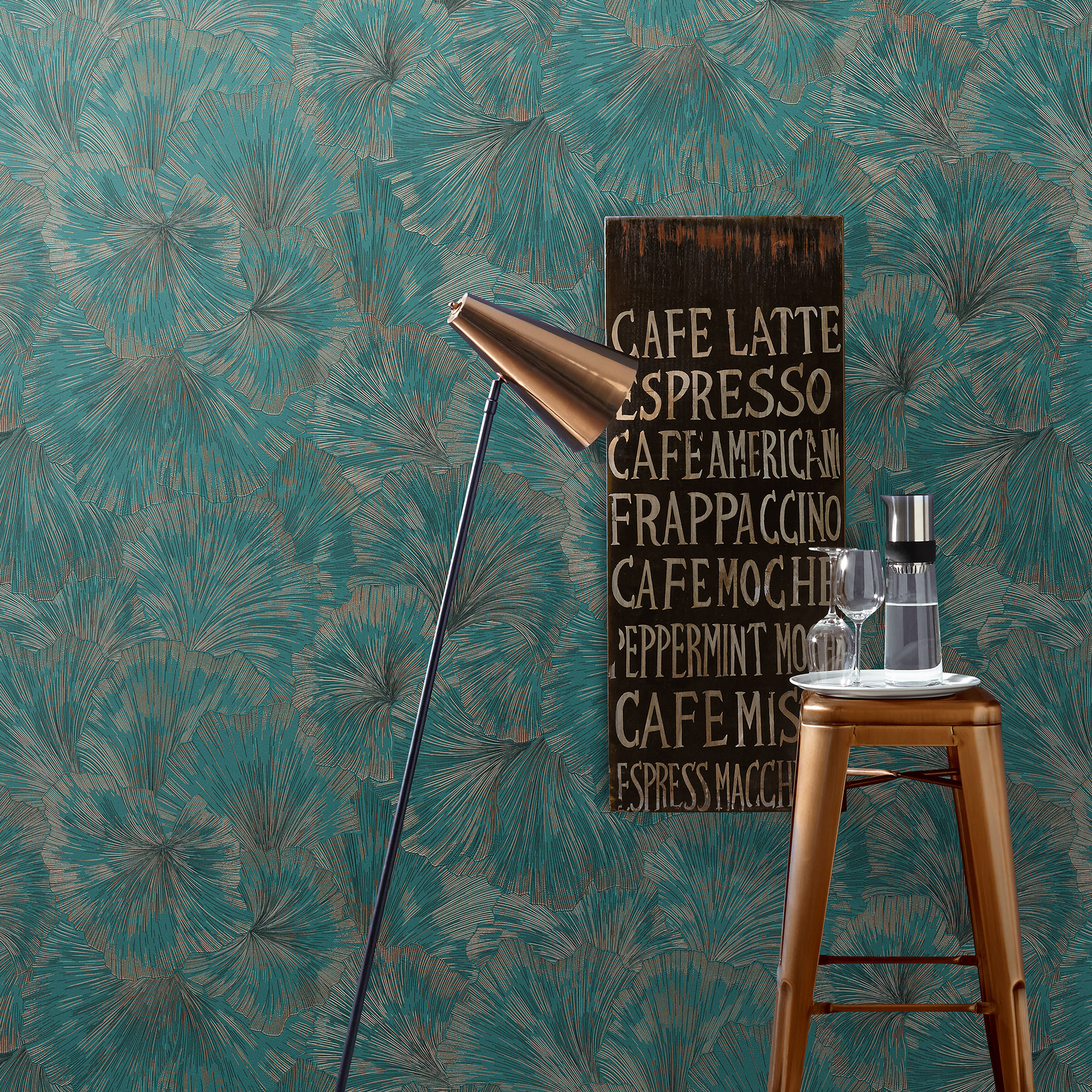 Vliestapete Guido Maria Kretschmer '10373-19 Fashion for walls' Floral grün 0,53 x 10,05 m