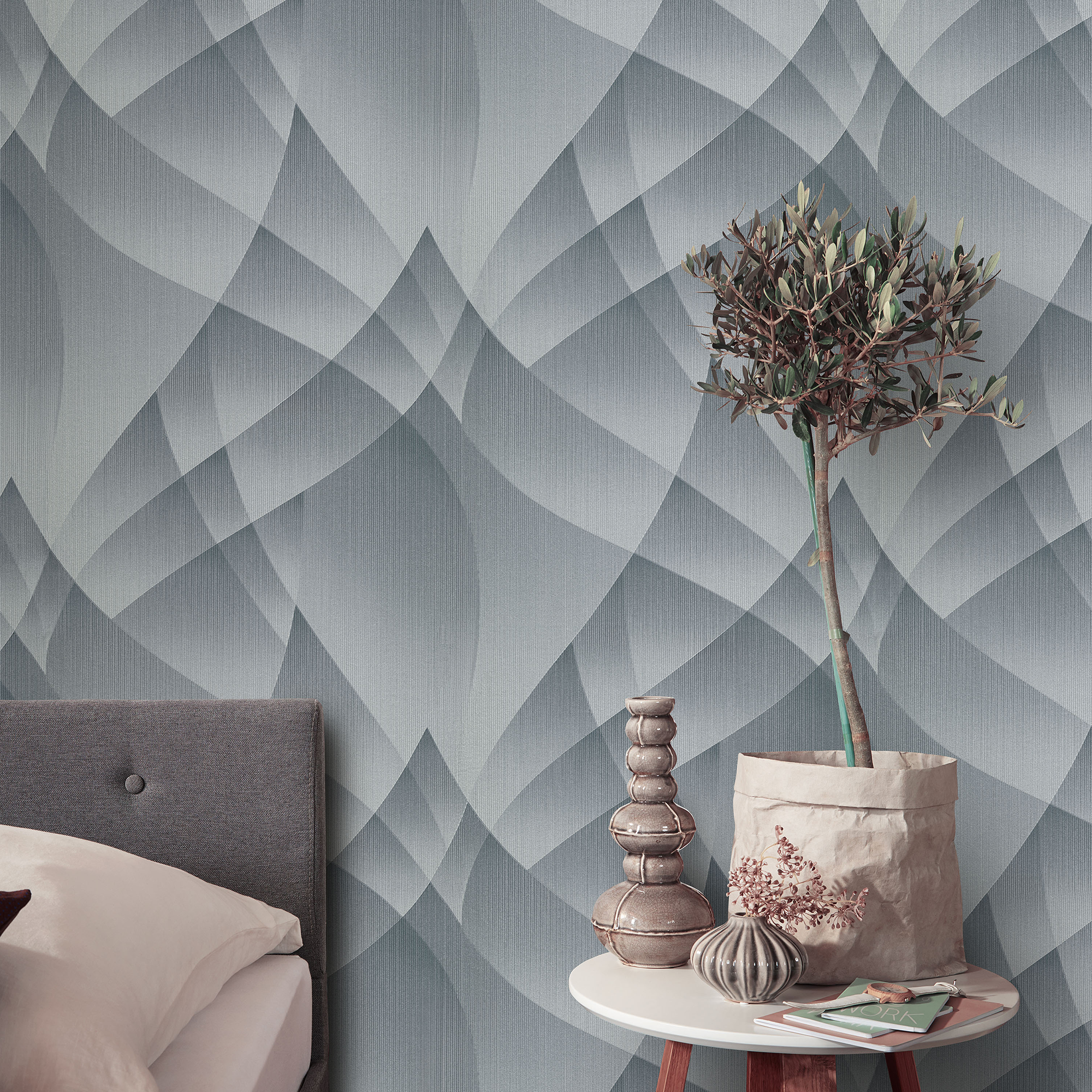 Vliestapete Guido Maria Kretschmer '10374-29 Fashion for walls' Grafisch silber 0,53 x 10,05 m