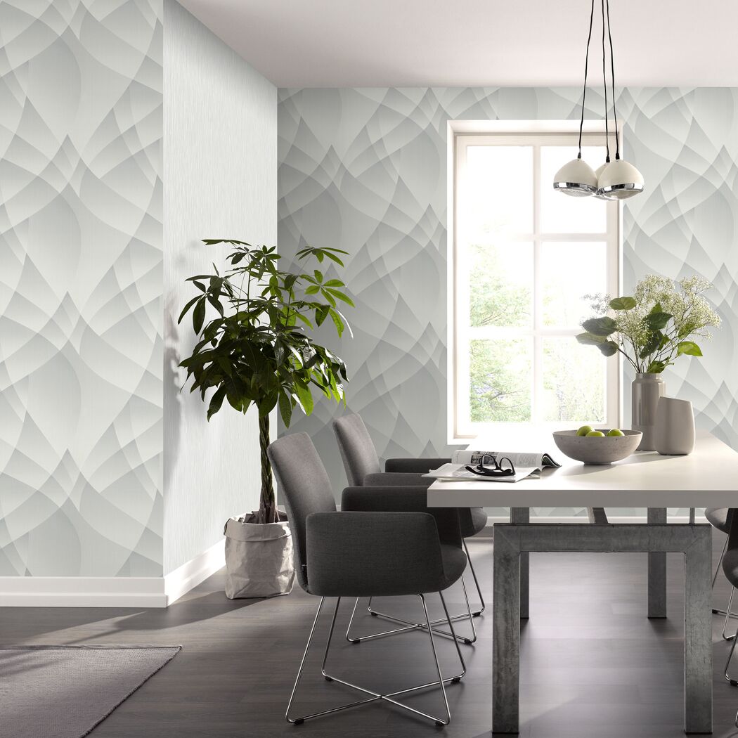 Vliestapete Guido Maria Kretschmer '10374-31 Fashion for walls' Grafisch grau 0,53 x 10,05 m
