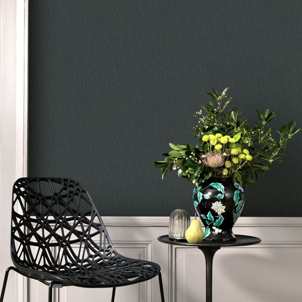 Vliestapete Guido Maria Kretschmer '10376-15 Fashion for walls' Uni schwarz 0,53 x 10,05 m