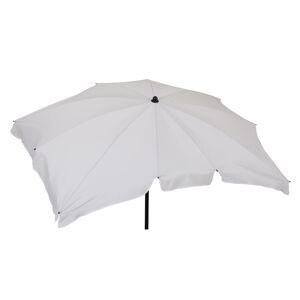 Sonnenschirm 'Solaris' anthrazit/naturfarben Ø 180 cm